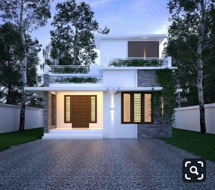 Modern bhk houses 1379 sq ft