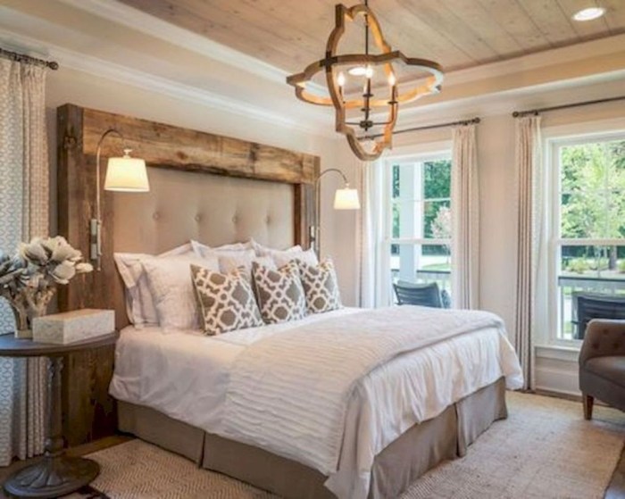 Farmhouse bedroom master modern ideas rustic decor style beautiful decoration designs unbelievable bedrooms furniture wood room homes charleston cozy model