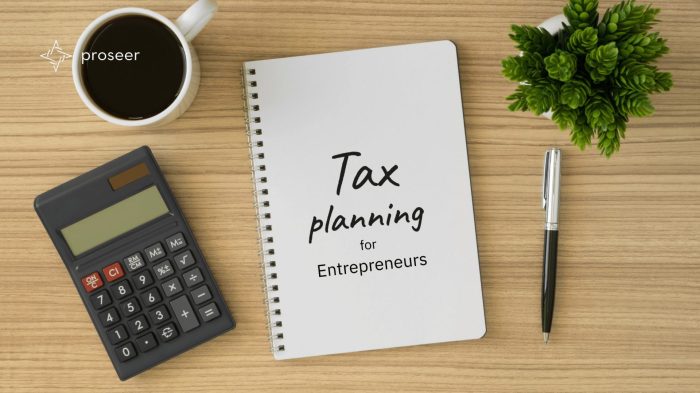 Tax entrepreneurs planning