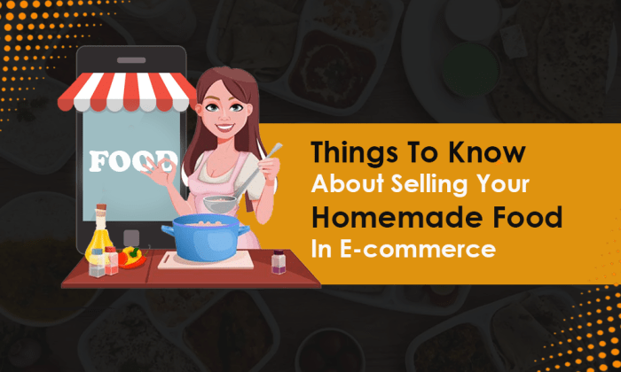 Marketing homemade food products online