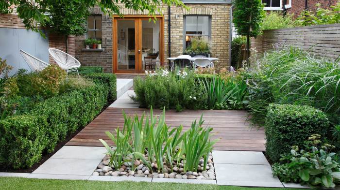 Industrial style garden