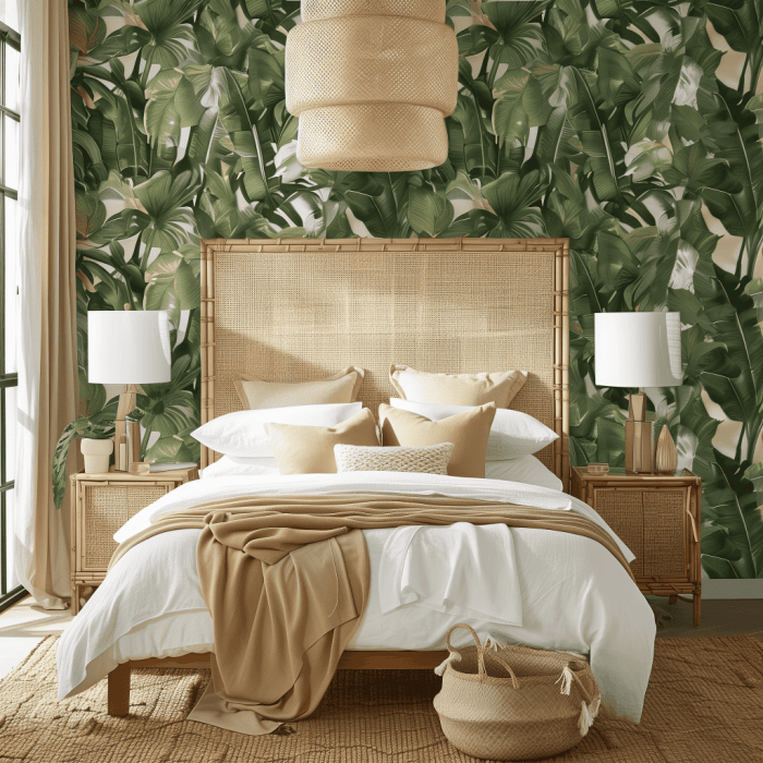 Tropical luxury home decor