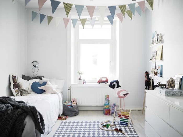 Kids room shelf design ideas scandinavian cool rooms bedroom toy child apartment children eclectic helsinki string bed inspiration childrens kidsomania