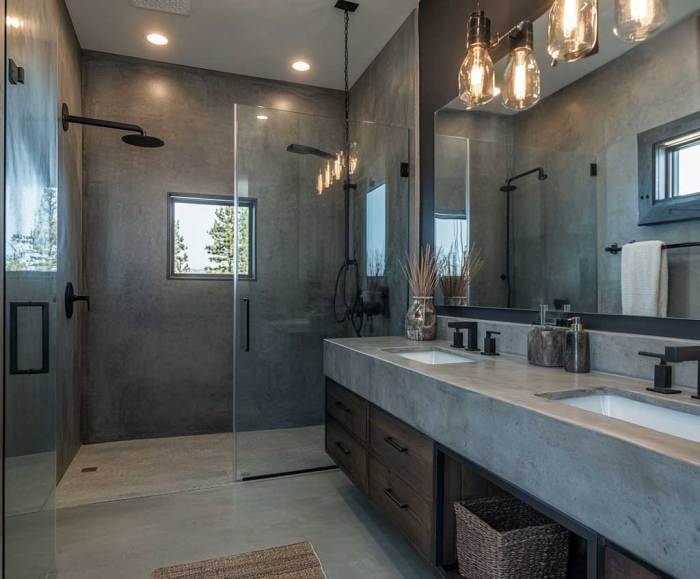 Industrial bathroom design ideas interior modern style rustic decor designs shower choose board urban interiors