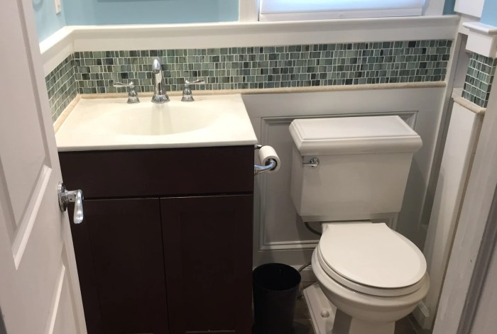 Floating bathroom vanities